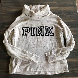 PINK cowl neck sweatshirt